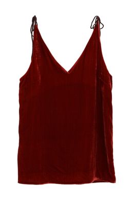 トップス CLANE VELOUR SHOULDER RIBBON CAMISOLE s1_435085.jpg?$itemSlide$