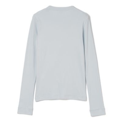 BLAMINK リブロングスリーブ　新品未使用 BLAMINK(ブラミンク)のコットンストレッチリブロングスリーブ