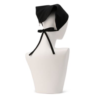 【関税込み】Sandy Liang ブラック Acute Bandana ヘアバンド ACUTE BANDANA HEADBAND IN BLACK – SANDY LIANG