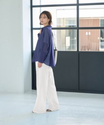 STYLE DELI(スタイルデリ)の微シアーストレッチメッシュシャツ通販 
