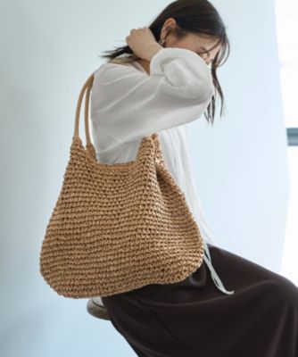 軽くてこなれたペーパー素材トートバッグ | おしゃれな大人