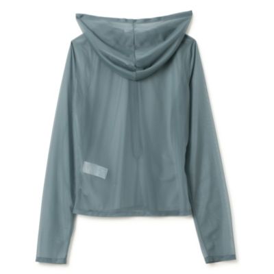AMOMENTO(アモーメント)のSHEER HOODED ZIP UP JUMPER通販 | 集英社