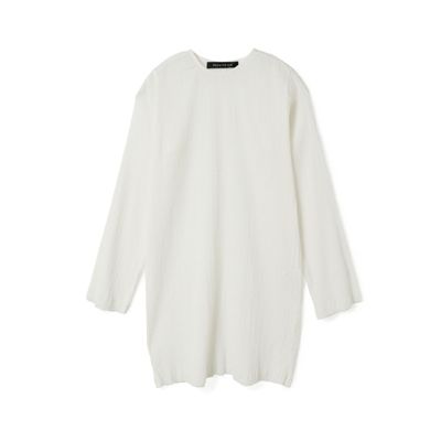 mizuiro ind / ミズイロインド mizuiro ind コットンクレープチュニックプルオーバー mizuiro ind ワイドシャツチュニック｜ MARcourt ONLINE STORE