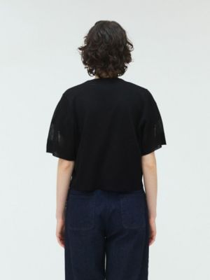 ミズイロインド/ショートカーディガン/５月末まで/最終値下げ 50％OFF】mizuiro ind（ミズイロインド） クルーネック ショート