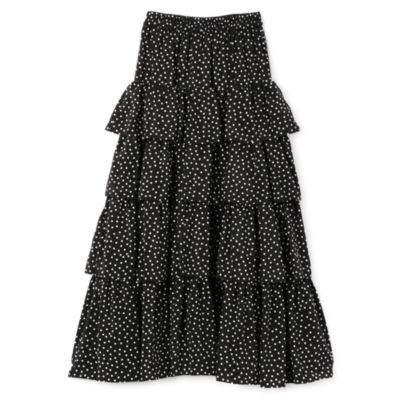 Pale Jute(ペール ジュート)のpolka dot tiered skirt通販 | 集英社