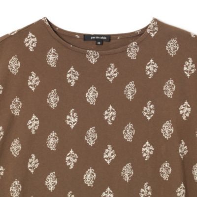 pas de calais(パドカレ)の25SSパッチワークプリントPO通販