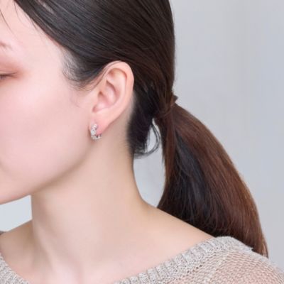 ◆PHOEBE PHILO◆チェーンリンクピアス スターリングシルバー ジョージ ジェンセン リフレクト（Georg Jensen Reflect