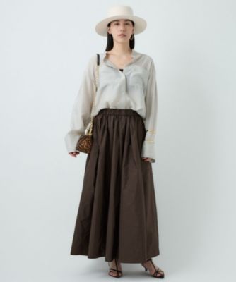 Chaos フェインシルクシャツ2025Autumn Collection Chaos(カオス)のフェインシルクシャツ通販 | 集英社HAPPY PLUS STORE