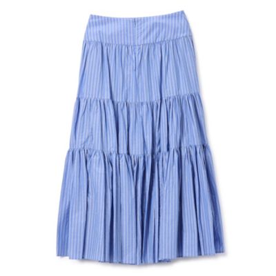Pale Jute(ペール ジュート)のstripe tired skirt通販 eclat