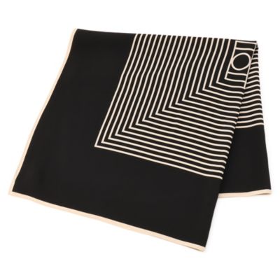 TOTEME(トーテム)のCentered monogram silk scarf通販 | 集英社