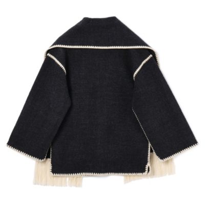 TOTEME(トーテム)のEmbroidered scarf jacket通販 | 集英社HAPPY PLUS
