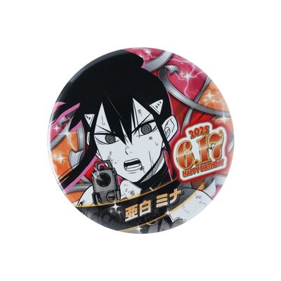 怪獣8号 亜白ミナ バースデイ 缶バッジ アクリルブロック ジオラマフィギュア 怪獣8号(カイジュウハチゴウ)の『怪獣8号』バースデイ缶バッジ