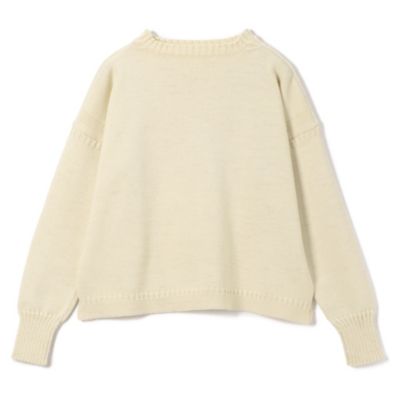 Le Tricoteur(ル・トリコチュール)のOFF SHOULDER CROPPED GUERNSEY