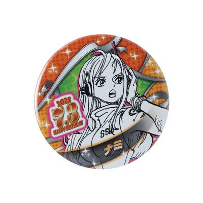 ワンピース バースデイ缶バッジ 缶バッジ ジャンショ 2020 限定 ナミ ONE PIECE(ワンピース)の『ONE PIECE』バースデイ缶バッジ ナミ