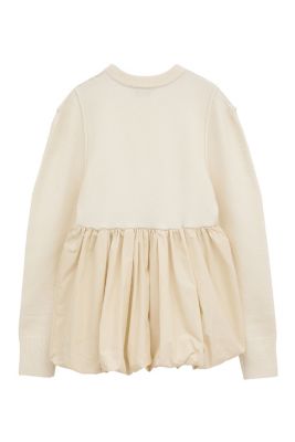 【25AW 2nd PRE ORDER】CLANE 正規商品 クラネ トップス ドッキング パワーショルダー ニット トップス DOCKING POWERSHOULDER KNIT TOPS  3色展開 2025秋冬新作 CLANE(クラネ)のDOCKING POWERSHOULDER KNIT TOPS通販