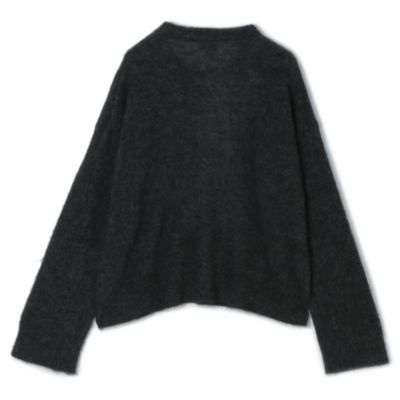 GANNI(ガニー)のFine Brushed Alpaca Banana Oversized O－neck