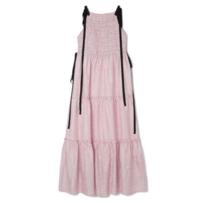 GANNI(ガニー)のShibori Pleat Maxi Smock Slip Dress通販 | 集英社
