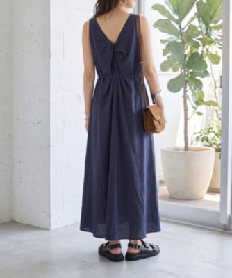 STYLE DELI(スタイルデリ)の前後2WAYひねりVネックワンピース通販