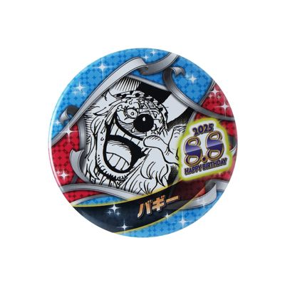 ONE PIECE(ワンピース)の『ONE PIECE』バースデイ缶バッジ バギー BE3