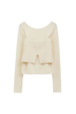 CLANE(クラネ)のBUSTIER SET KNIT TOPS通販 | 集英社HAPPY PLUS