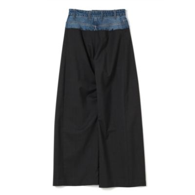 LITKOVSKA(リトコフスカ)のWide－leg pants with denim panel通販