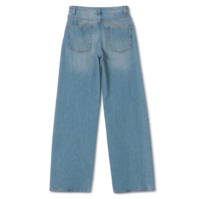 完売品♡THE ROW ザロウ EGLITTA JEAN デニムパンツ　ジーンズ Eglitta 棉质牛仔裤蓝– The Row