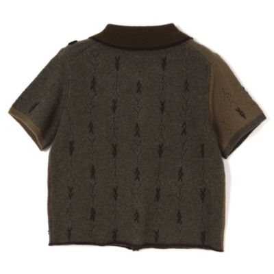 【YANYAN/ヤンヤン】Y CROP CARDIGAN YANYAN/ヤンヤン】Y CROP CARDIGAN Recycled Cashmere Crop