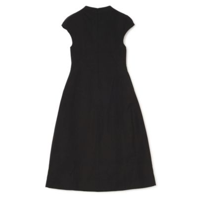 AMOMENTO(アモーメント)のTAFFETA MOCK NECK VOLUME DRESS通販