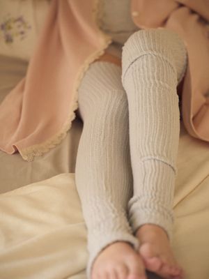 nanadecor(ナナデコール)のシルクコットンロングレッグウォーマー通販