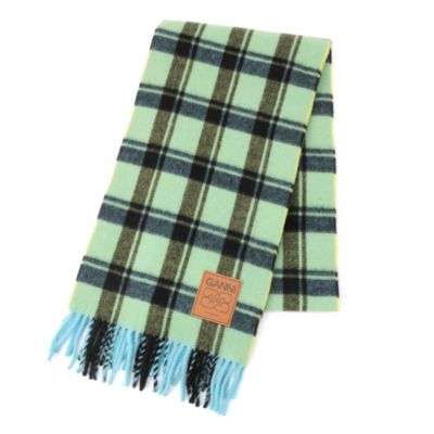 GANNI(ガニー)のDouble Face Wool Check Scarf通販 | 集英社HAPPY PLUS