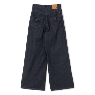 MUVEIL(ミュベール)のリボンデニムパンツ通販 | 集英社HAPPY PLUS STORE