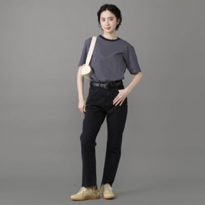 SLOANE(スローン)の72／2コットン天竺 マイクロボーダーTシャツ通販