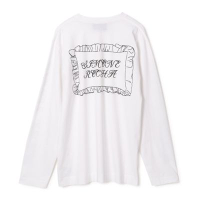 SIMONE ROCHA(シモーネ ロシャ)のPILLOWCASE LOGO PRINT LONG SLEEVE T