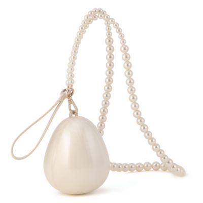 シモーネロシャ　パール　egg バック　ミニ 新品 SIMONE ROCHA(シモーネ ロシャ)のPEARL CROSSBODY MICRO EGG BAG通販