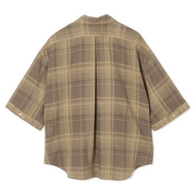 SINME(シンメ)のリネンチェックH／Sシャツ通販 | 集英社HAPPY PLUS STORE