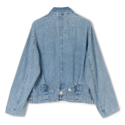 pas de calais(パドカレ)の26SS ナチュラル／ムラ糸デニムジャケット