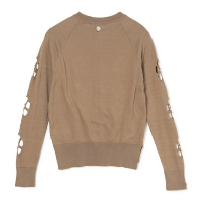 シモーネロシャ パール カーディガン パトゥ セシリーバンセン mame SIMONE ROCHA(シモーネ ロシャ)のMERCERISED DAISY CUTOUT CARDIGAN W