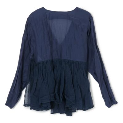 pas de calais(パドカレ)の26SSコットンシルクローンカシュクールBL
