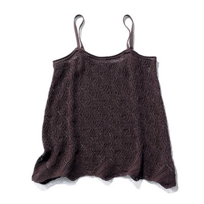 12closet(トゥエルブクローゼット)の【洗える】透かし編みニット