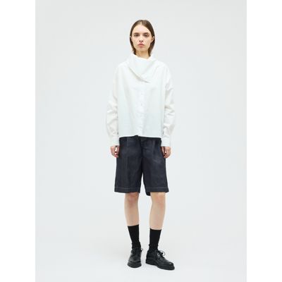 mizuiro ind(ミズイロインド)のデニムハーフパンツ（ONEWASH）通販