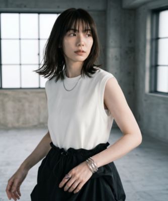 STYLE DELI(スタイルデリ)の【BLK001】タックメニースカートドッキング