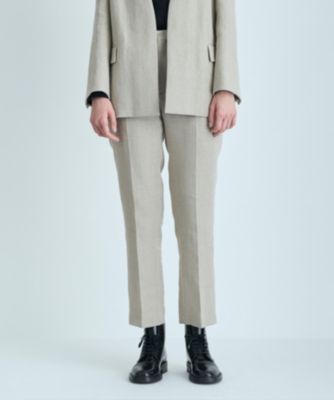 ATON LINEN OXFORD / ストレートパンツ