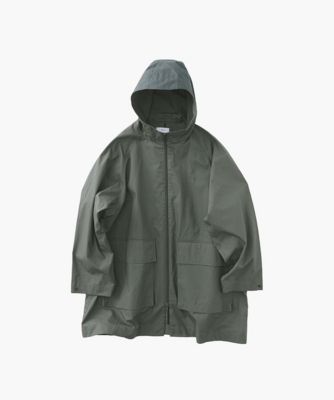 ATONエイトンCOTTON NYLON OXFORD HOODED COAT-