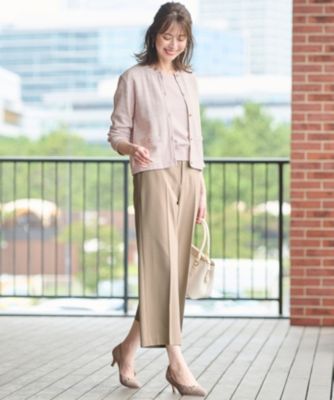 anysis   パンツスーツ　サーモ2WAYストレッチ any SiS 【セットアップ対応】サーモ2WAYストレッチ テーパード