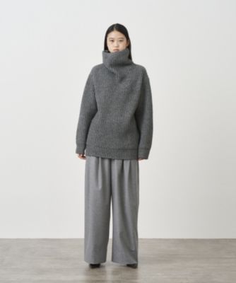 ATON(エイトン)のYAK WOOL | オーバーサイズタートルネックセーター