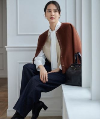 自由区(ジユウク)の【洗える】ウスカルデニム ワイドパンツ通販