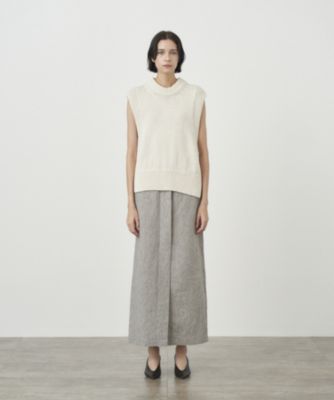 ATON(エイトン)のLINEN RAMIE TOP | ペンシルスカート通販 | mirabella