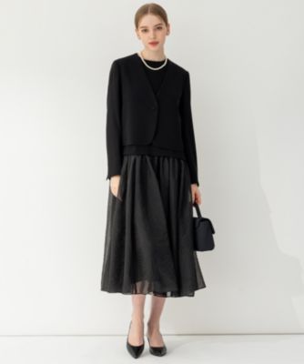 23区 S(ニジュウサンク エス)の【APPLAUDIR】クリアジョーゼット 3WAY