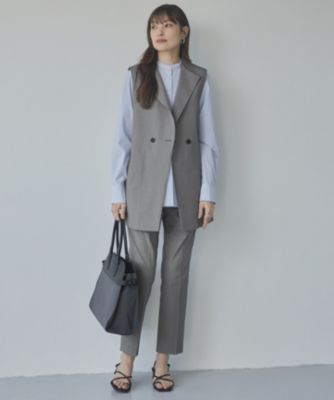 iCB【接触冷感・UVケア・撥水・洗える】 LooseWeave ノーカラージレ ICB(アイシービー)の【接触冷感・UVケア・撥水・洗える】 LooseWeave