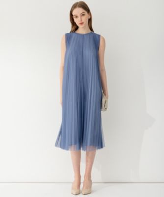 23区 L(ニジュウサンク エル)の【APPLAUDIR】チュールプリーツ ドレス